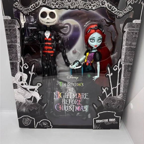 Monster High Skullector Jack and Sally set from The Nightmare Before Christmas - Picture 1 of 11